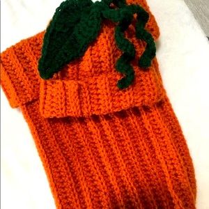 Newborn cocoon pumpkin photo prop